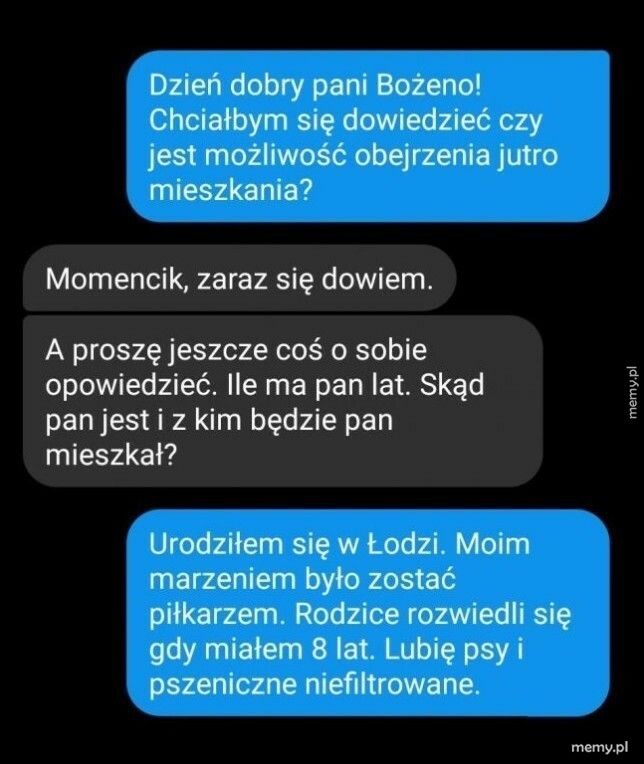 Kilka pytań do przyszłego najemcy