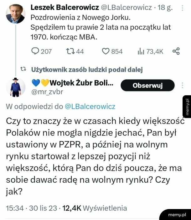 Dostałem mieszkanie po babci, więc wiem co to sukces i ciężka praca.