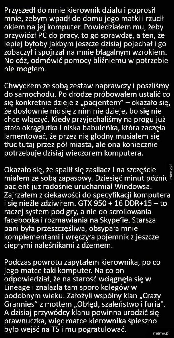 Pomoc przy problemie z komputerem