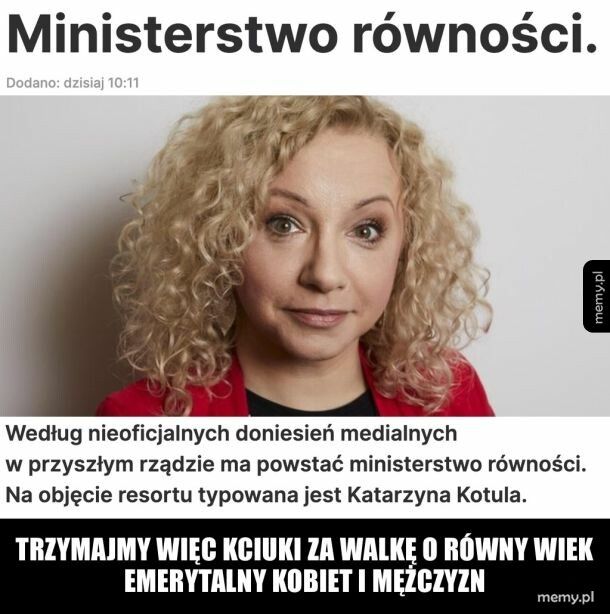 Ministerstwo równości