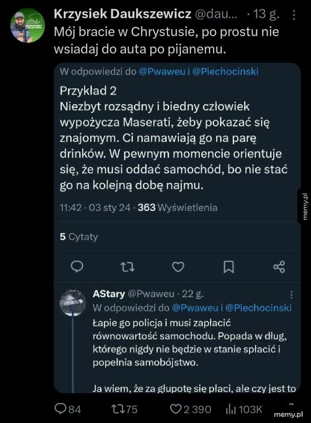 Piłeś? Nie jedź!