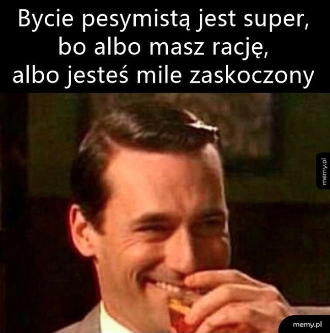 Bycie pesymistą