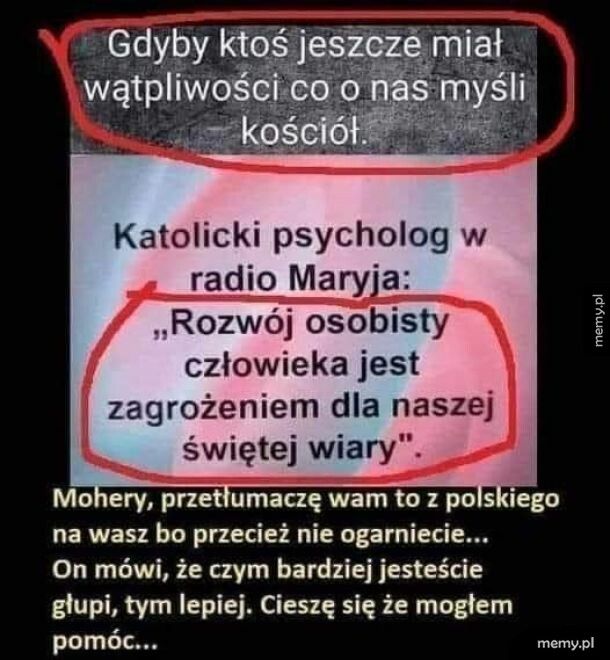 Wiadomość wprost od Ojca Dyrektora