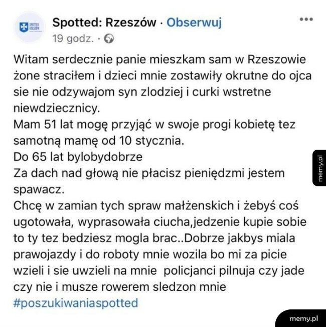 W poszukiwaniu partnerki