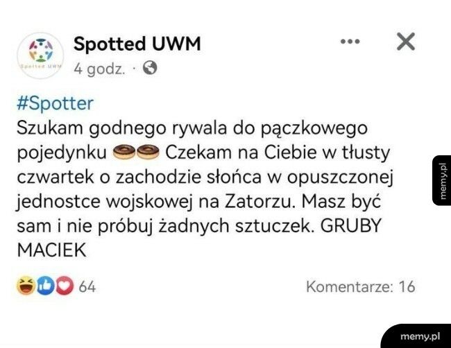 Pączkowy pojedynek