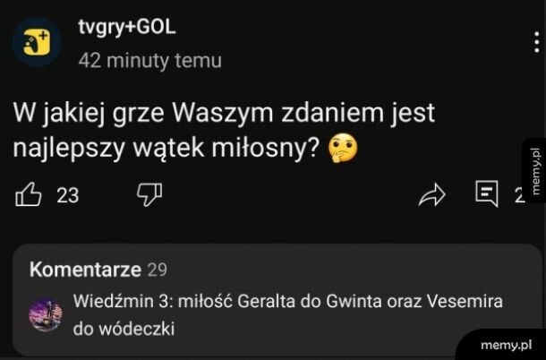 Najlepszy wątek miłosny