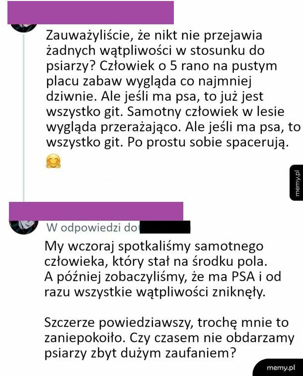 Trochę niepokojące