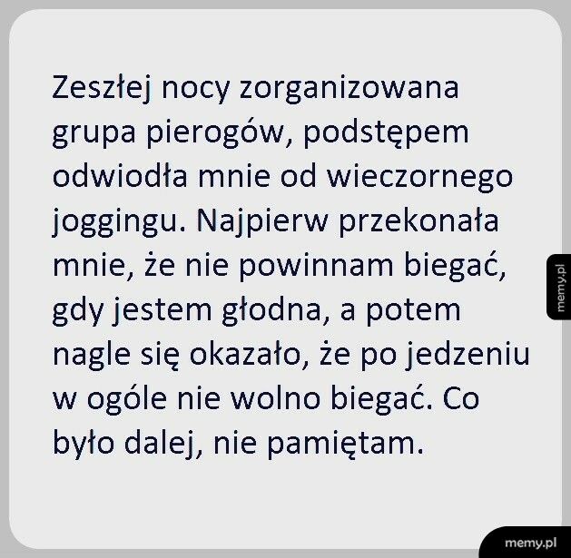 Zorganizowana grupa pierogów