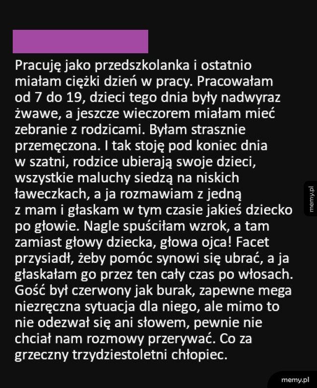 Ciężki dzień przedszkolanki