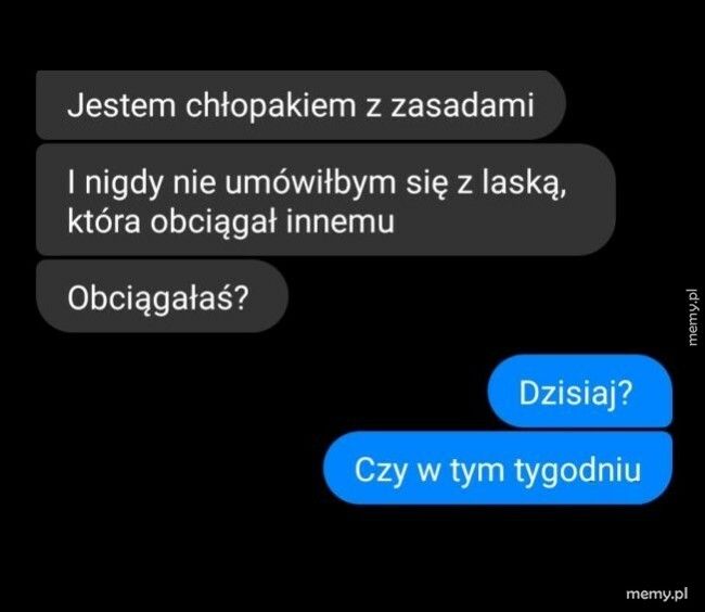 Chłopak z zasadami