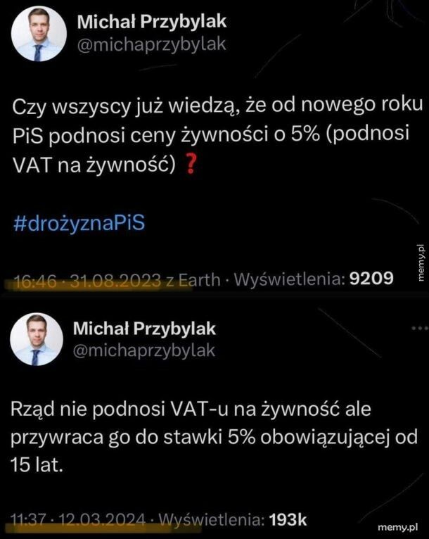 Vat na żywność