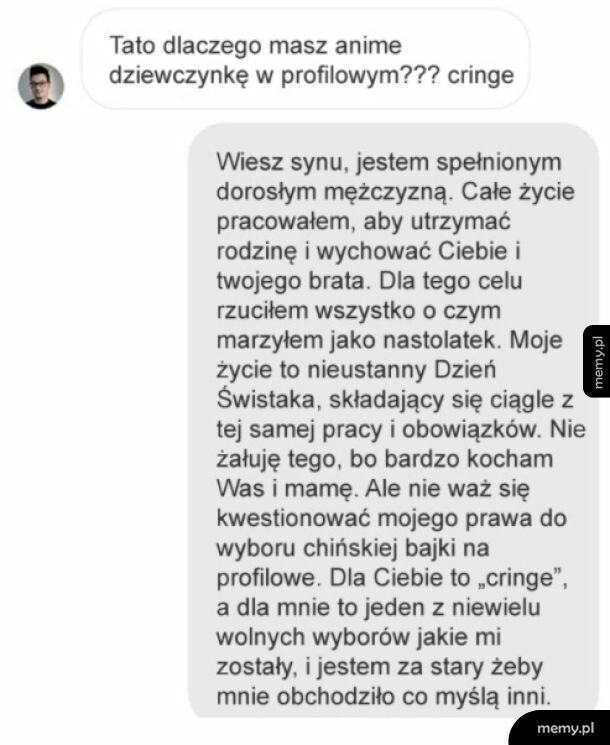 Żaden cringe