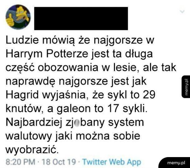 Najgorsza rzecz w Harrym Potterze