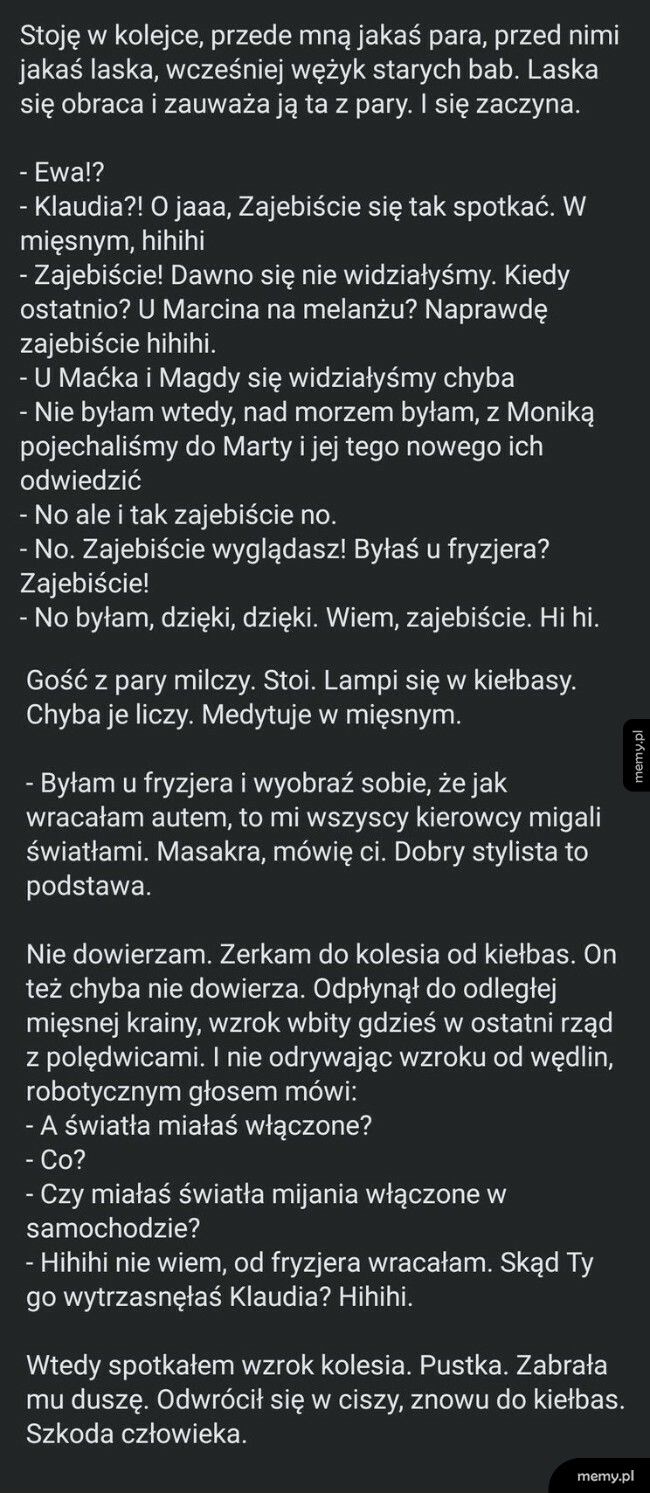 Rozmowa w mięsnym