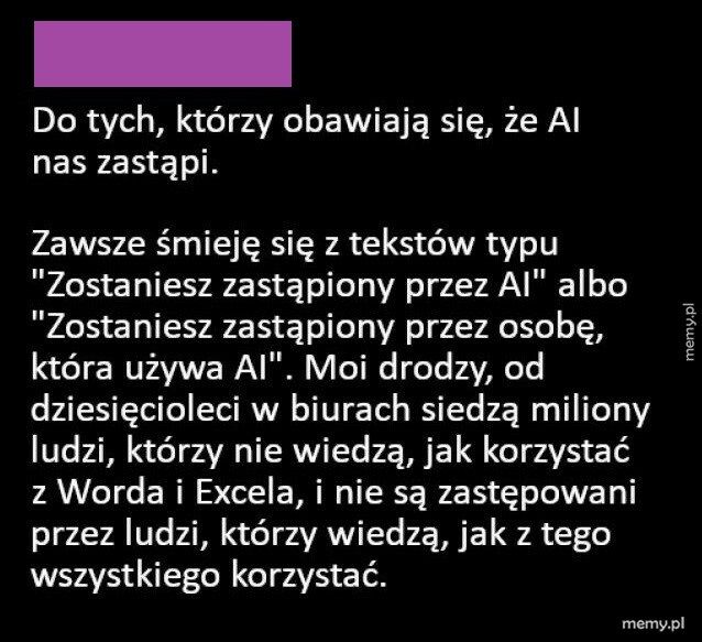 Sztuczna Inteligencja, a praca