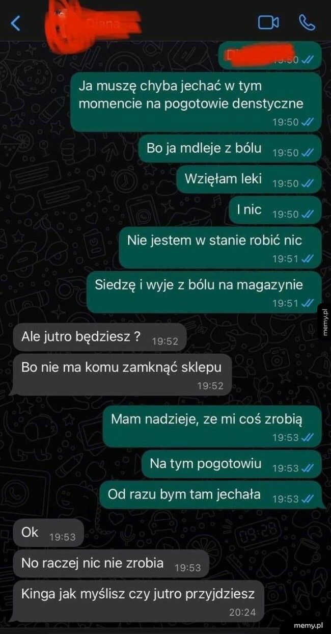 Cierpiąca pracownica vs. Szef