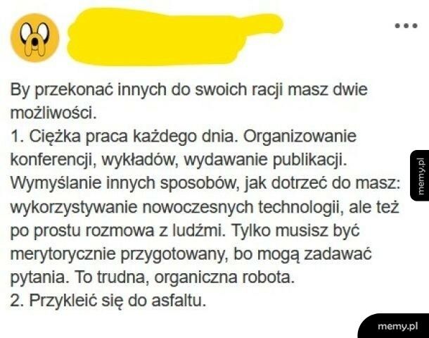 Przekonywanie innych do swoich racji