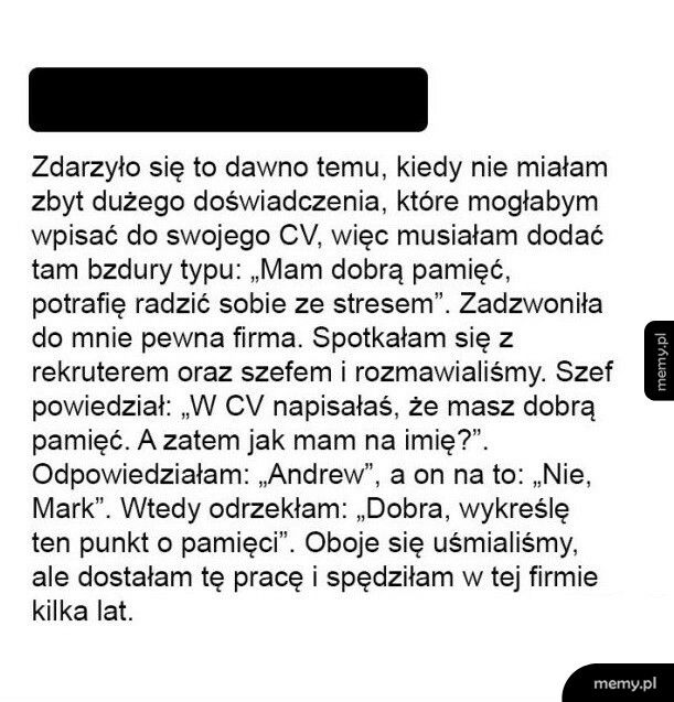 Dobra pamięć