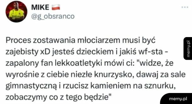 Proces powstawania młociarzy