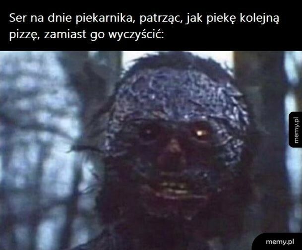 Ser na dnie piekarnika