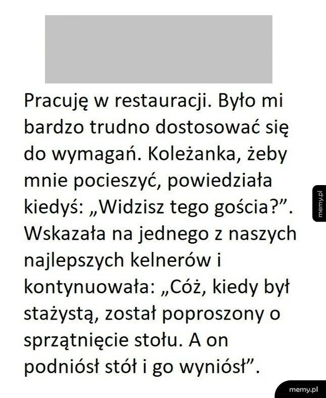 Ciężkie początki w pracy