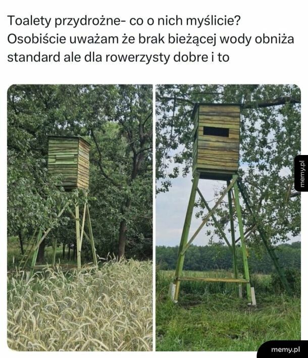 Skoro myśliwy myli koparkę, dzikiem, to rowerzysta...