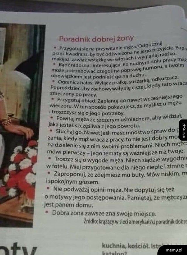 Poradnik dobrej żony z 1955 roku