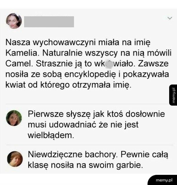 Imię wychowawczyni