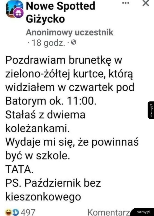 Pozdrowienia dla pewnej brunetki