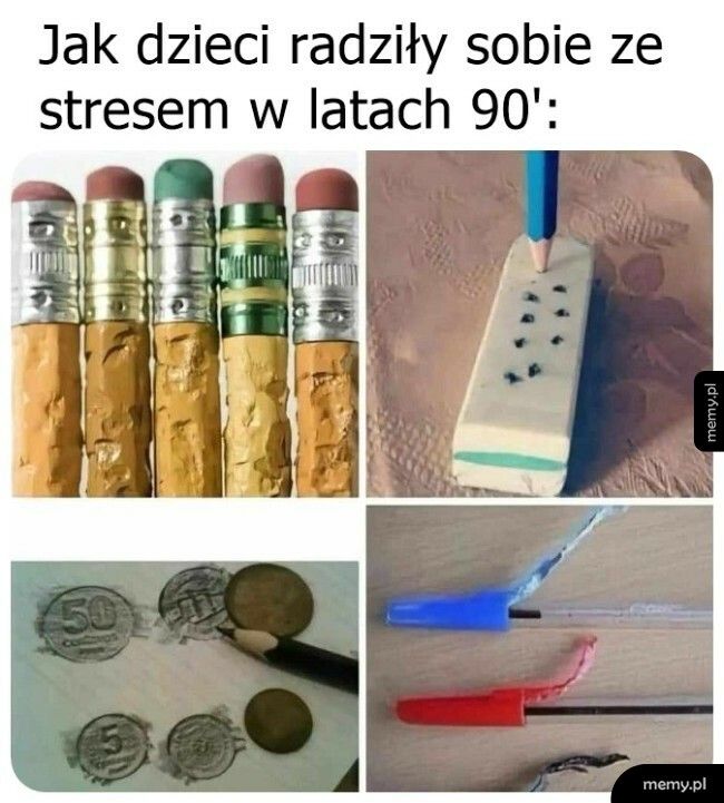 Radzenie sobie ze stresem - lata 90'