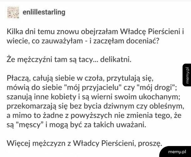 Więcej takich meżczyzn!