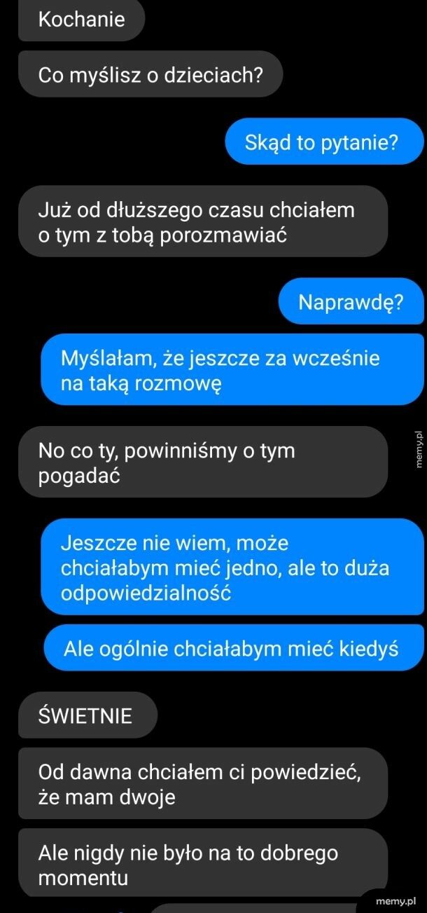 Rozmowa o dzieciach