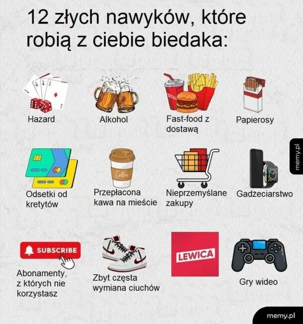 Złe nawyki