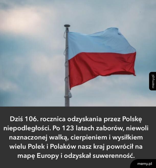 106. rocznica odzyskania przez Polskę niepodległości