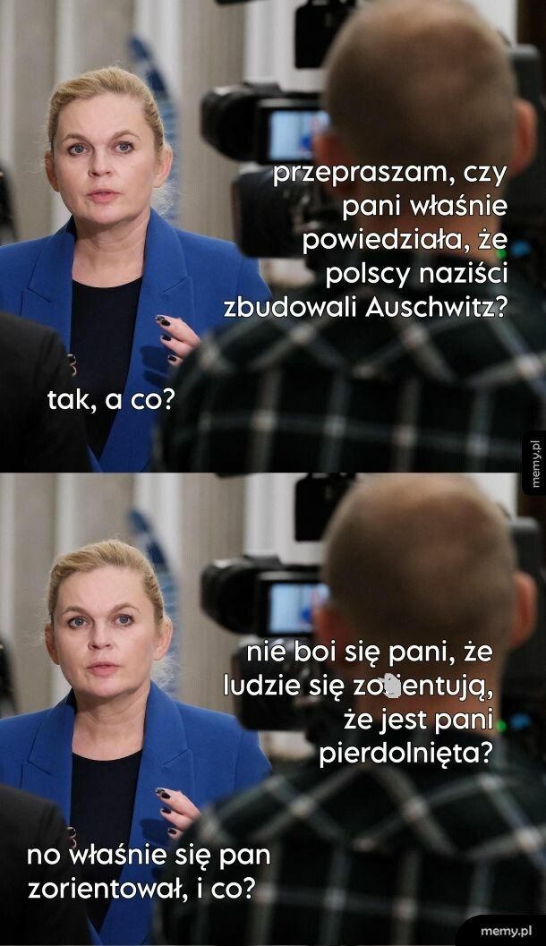 Przejęzyczyła się