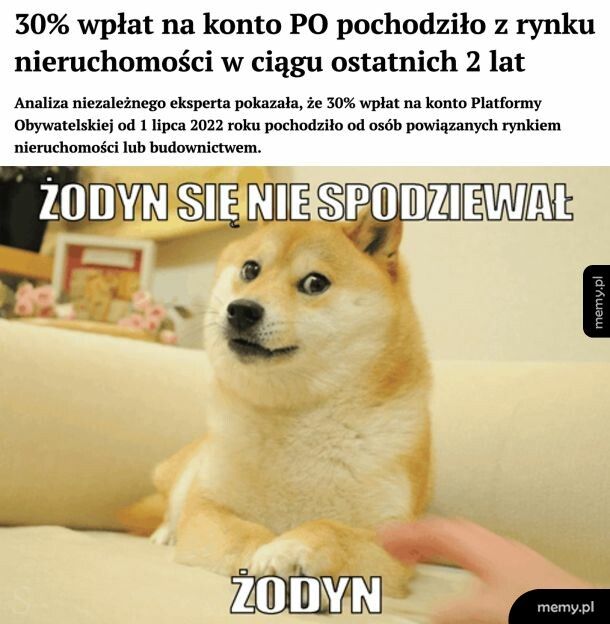 Żodyn się nie spodziewał