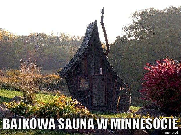 Bajkowa sauna w Minnesocie
