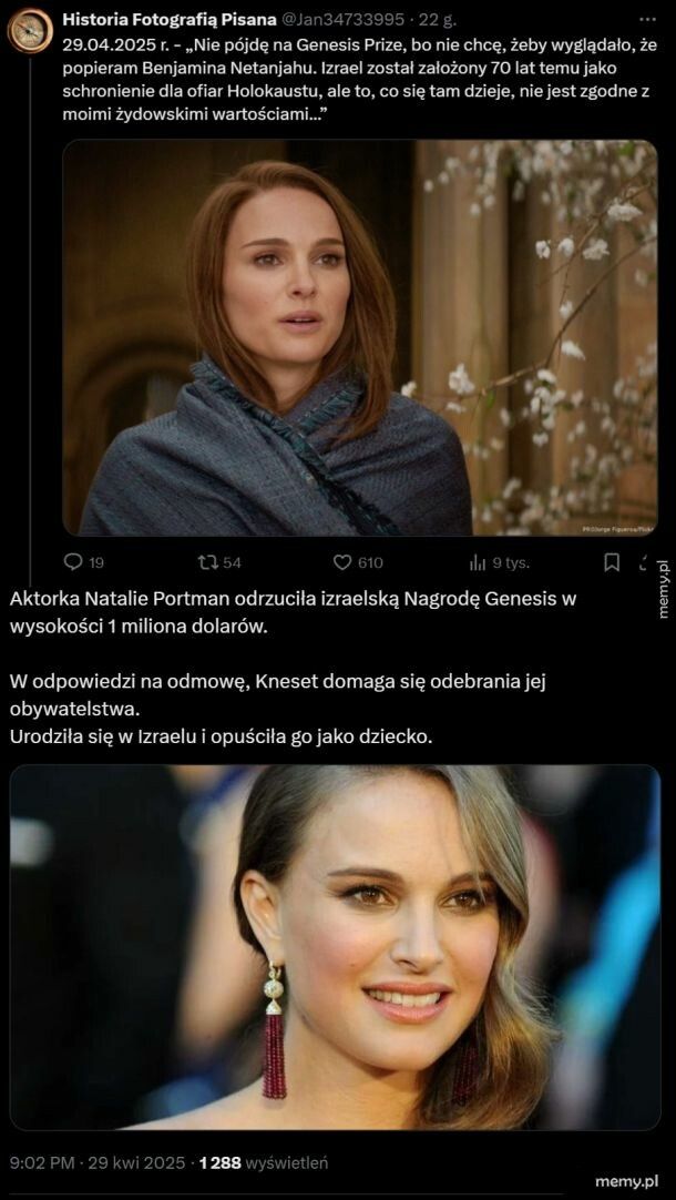Brawa dla pani Portman