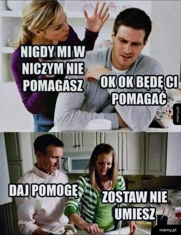 Najciężej jest pomagać starszej osobie, która całe życie robiła coś po swojemu i nie zaakceptuje twojej pracy jeżeli nie zrobisz tak jak ona to robiła.