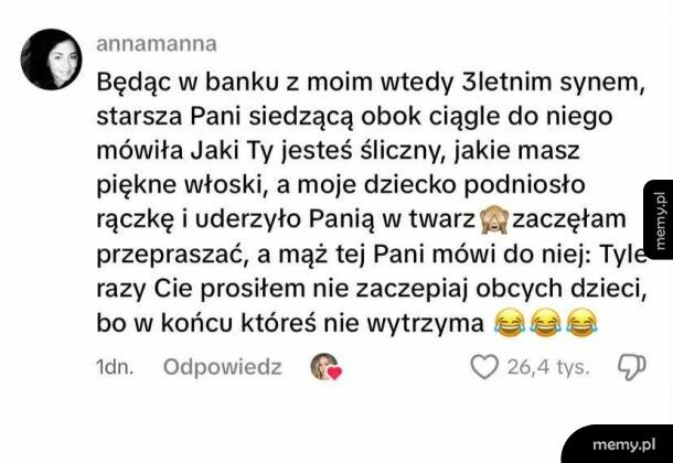 Dziecko miało dość