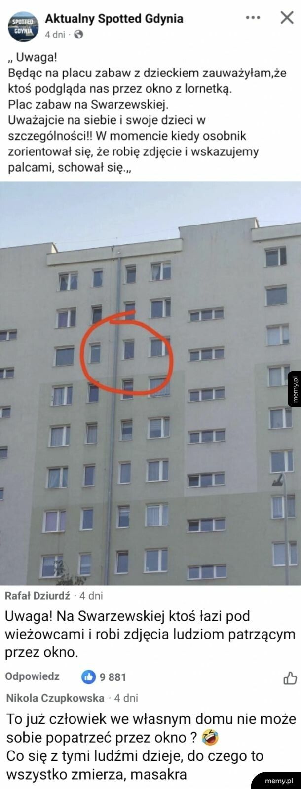 Strach patrzeć przez okno, bo zaraz cię oskarża o niewiadomo co