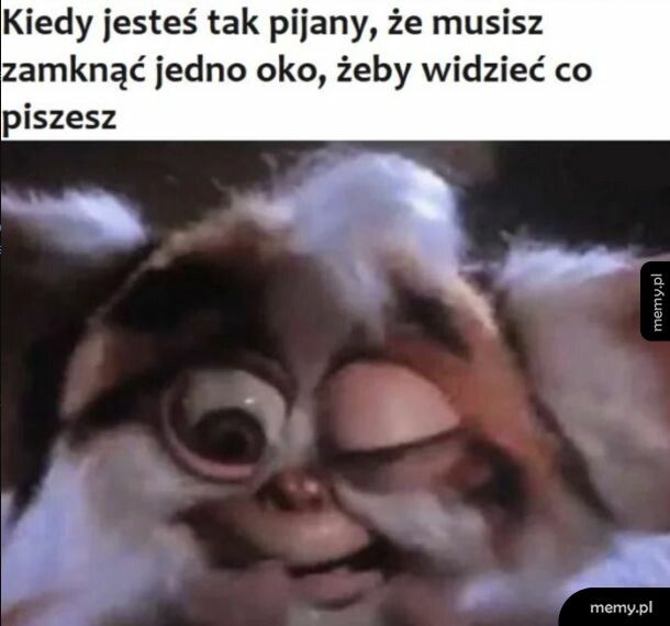 Tak było, teraz taka ilość alkoholu by mnie zabiła