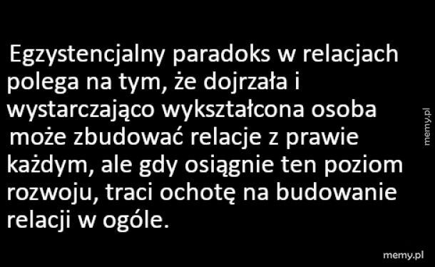 Egzystencjalny paradoks