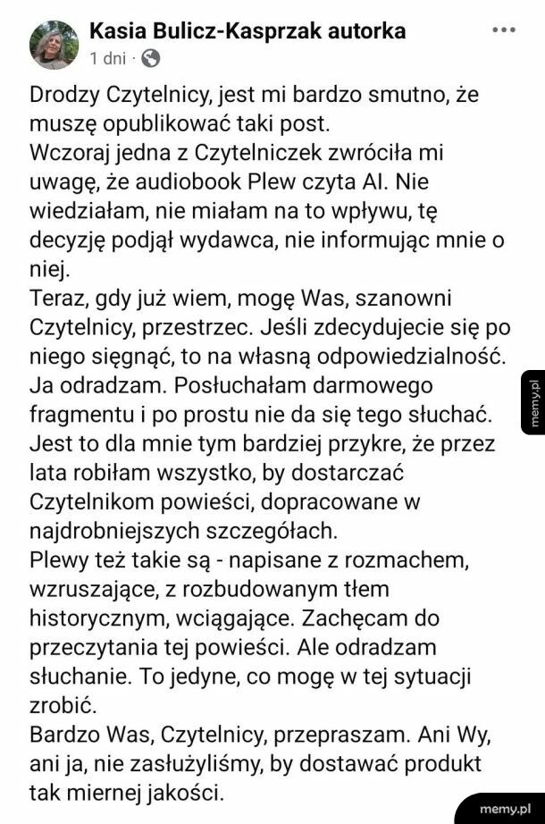 Kiedy twoją książkę czyta AI