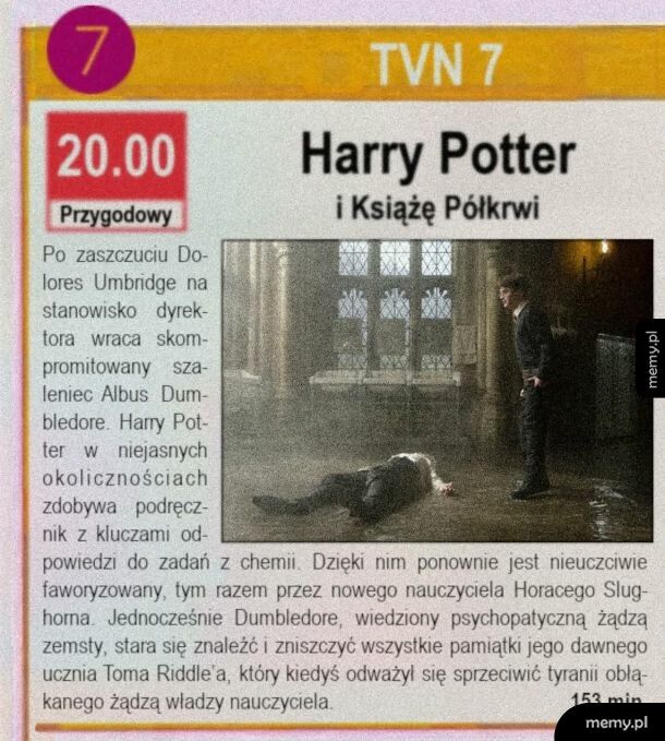 Opis napisany przez Śmierciożerców