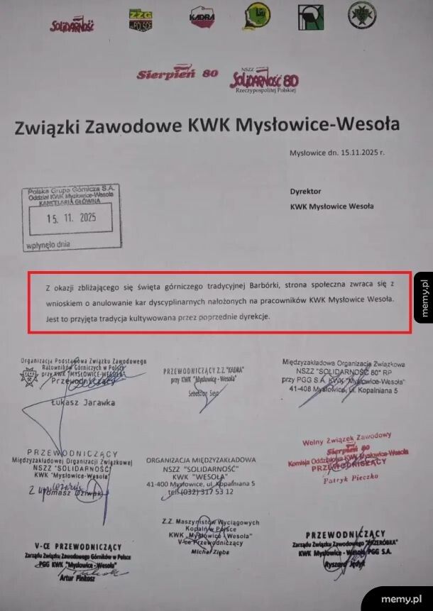 Też tak macie w robocie, że jak ktoś odwali jakąś grubszą akcję to mu się to raz w roku potem kasuje?