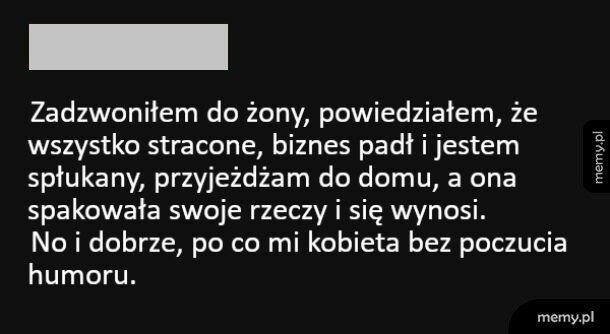 No i dobrze