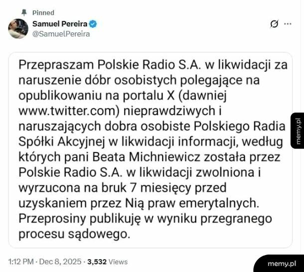 Najkrótszy dowcip świata. Samuel Pereira dziennikarz.