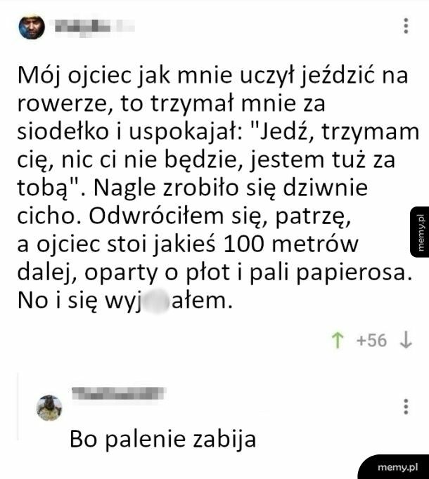 Nauka jazdy na rowerze