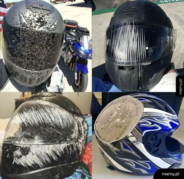 Dlatego zakładaj kask